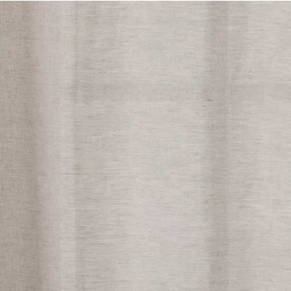 Linen Light Filtering Curtain Panel - Picture 2 of 3